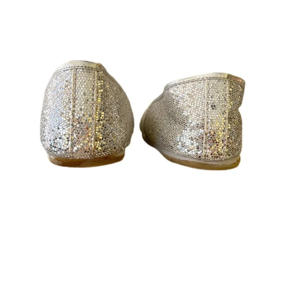 Faded Glory slip on shoes.  Silver sparkles.  Size 7.  Excellent condition - Picture 3 of 8